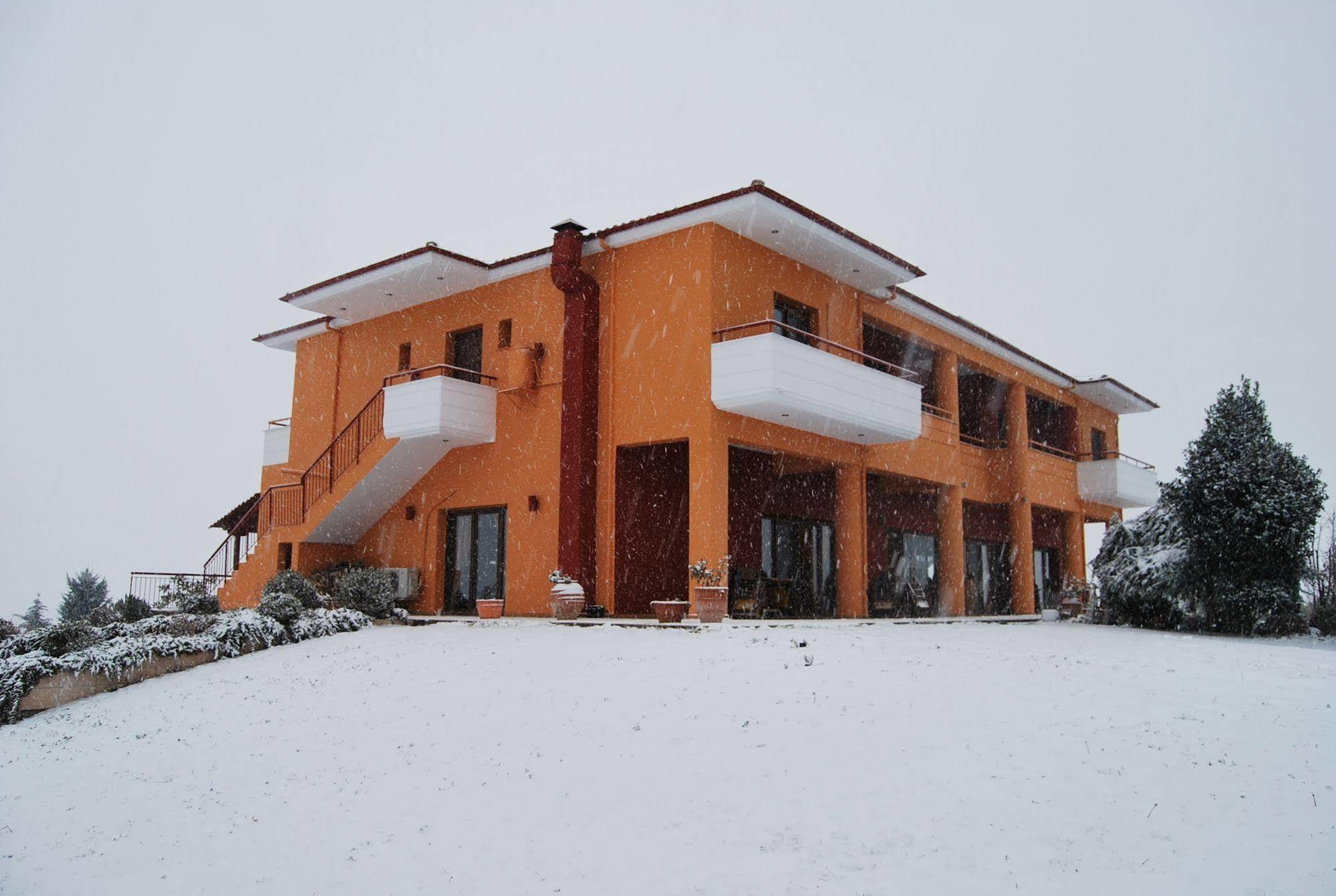 Petrinos Lofos Otel Mándra Dış mekan fotoğraf